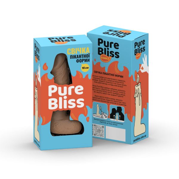 Свічка у вигляді члена Pure Bliss MINI 15 см