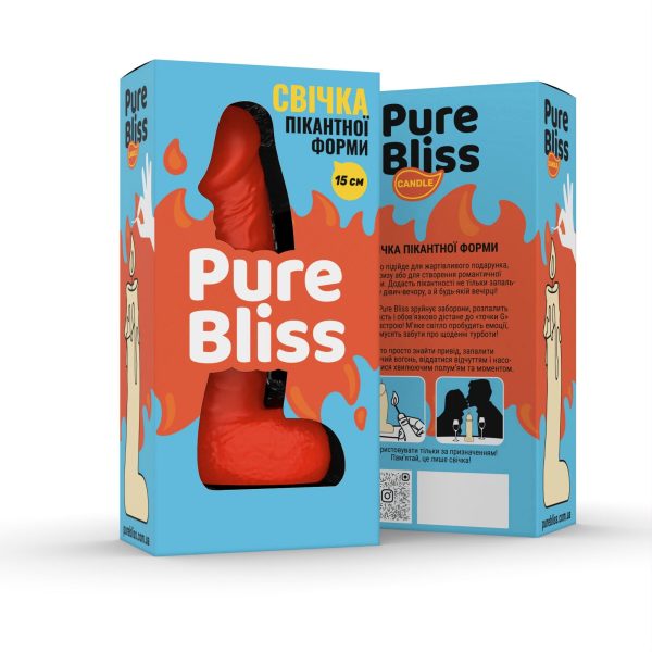 Свічка у вигляді члена Pure Bliss MINI 15 см