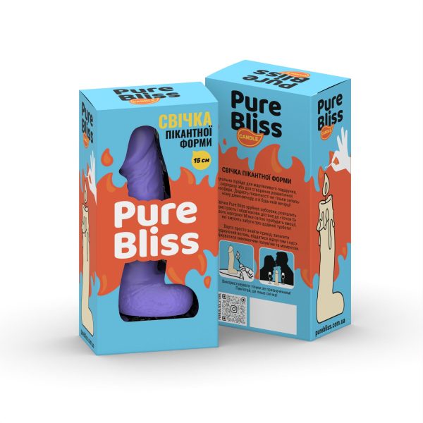 Свічка у вигляді члена Pure Bliss MINI 15 см