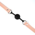 Повітропроникний кляп Liebe Seele Dark Candy Ball Gag, силіконова кулька, діаметр 4,3 см
