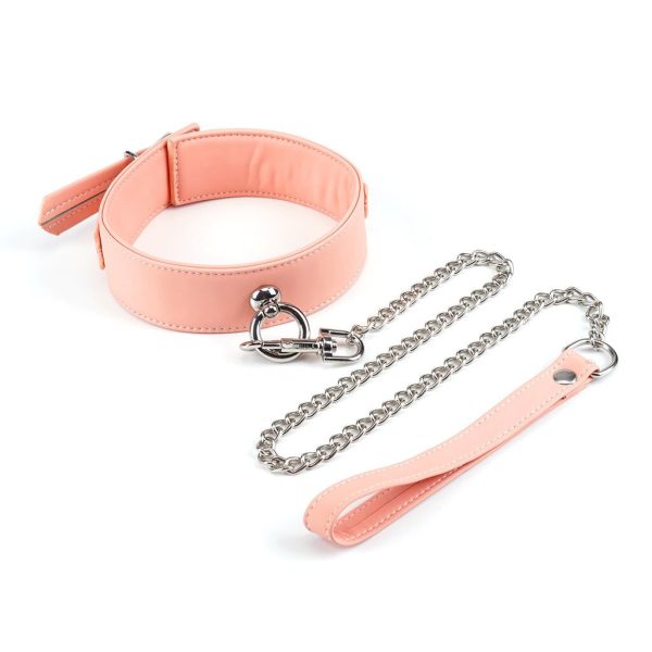 Нашийник з повідцем Liebe Seele Dark Candy Collar with Leash, повідець на карабіні