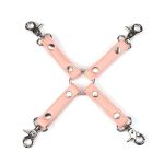 Крестовина для фиксации Liebe Seele Dark Candy Hogtie, с кольцом, 4 карабина