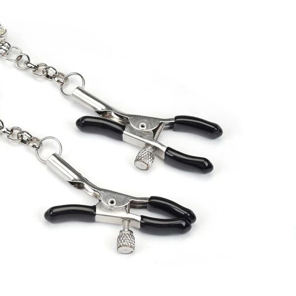 Зажимы для сосков с сердечком Liebe Seele Glow-in-dark Nipple Clamps светятся в темноте