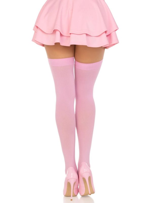 Щільні непрозорі панчохи Leg Avenue Opaque Nylon Thigh Highs