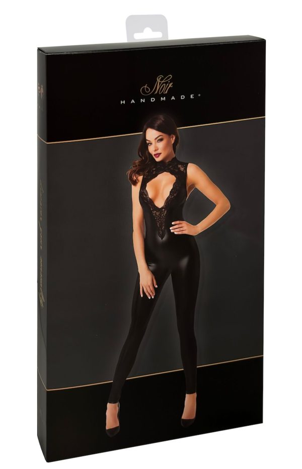 Комбінезон Noir Handmade F342 Powerwetlook and lace overall
