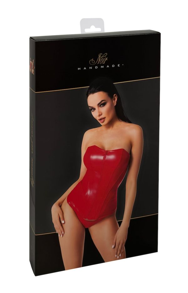 Корсет Noir Handmade F355 powerwetlook corset - 3XL