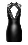 Платье Noir Handmade F343 Powerwetlook and lace mini skirt
