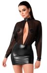 Сукня Noir Handmade F348 Powerwetlook and tulle dress - 4XL