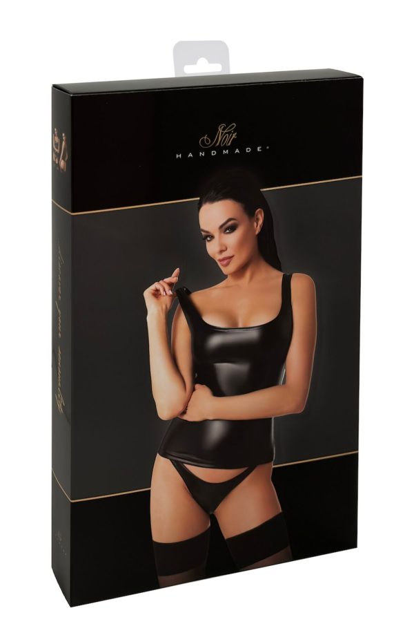 Топ Noir Handmade F346 Powerwetlook top - 3XL