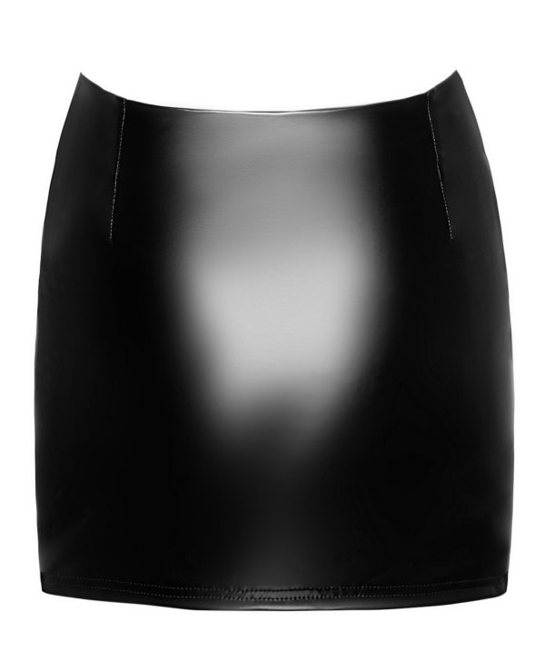 Спідниця Noir Handmade F345 Powerwetlook skirt with garter - 3XL