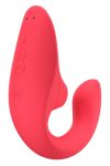 Вагинально-клиторальный стимулятор Womanizer Blend Vibrant Rose, вибрация + вакуум, 2 мотора