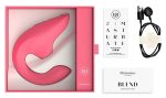 Вагинально-клиторальный стимулятор Womanizer Blend Vibrant Rose, вибрация + вакуум, 2 мотора