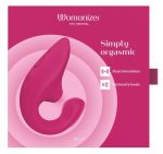 Вагинально-клиторальный стимулятор Womanizer Blend Vibrant вибрация + вакуум, 2 мотора