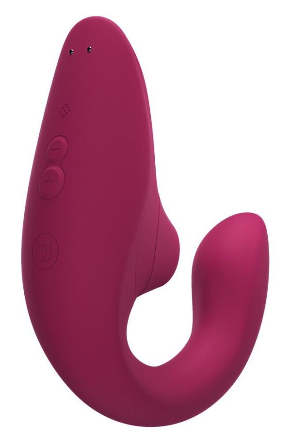 Вагінально-кліторальний стимулятор Womanizer Blend Vibrant вібрація + вакуум, 2 мотори