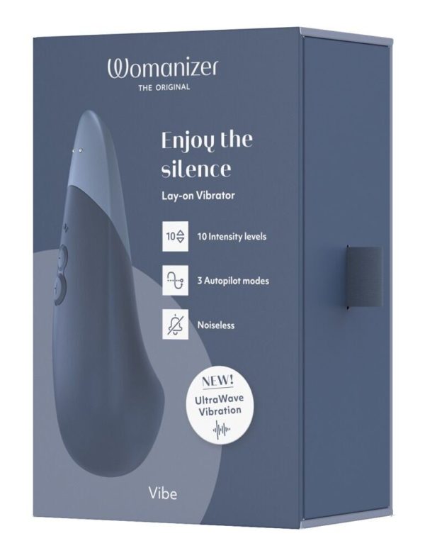 Мини-вибратор Womanizer Vibe Dark 3 авторежима + 10 уровней интенсивности
