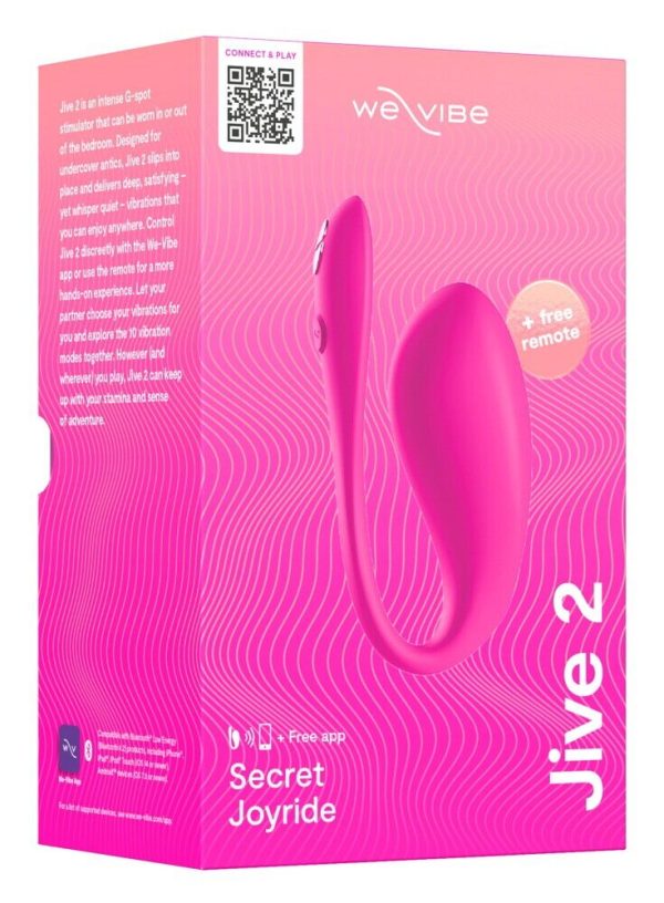 Смарт-віброяйце We-Vibe Jive 2 Electric пульт ДК, до 4 годин роботи