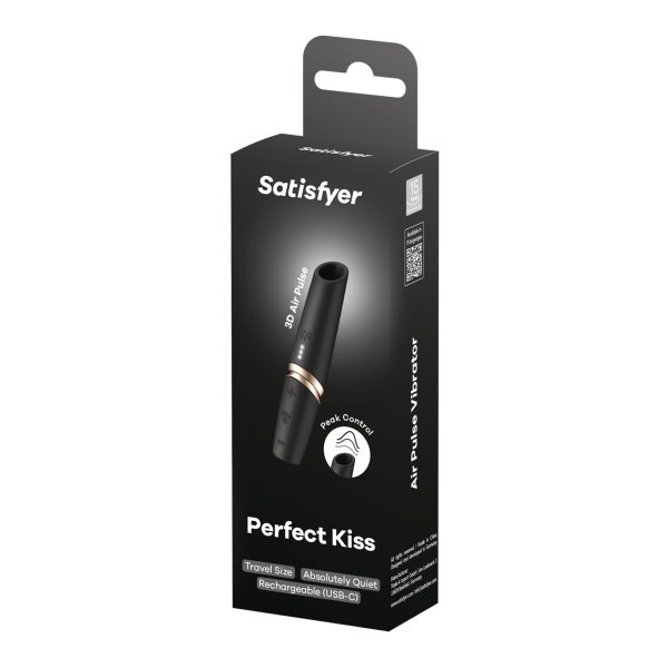 Вакуумный стимулятор Satisfyer Perfect Kiss, магнитная технология 3D Air Pulse, 30 режимов работы
