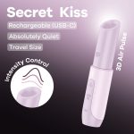 Вакуумный стимулятор Satisfyer Secret Kiss, магнитная технология 3D Air Pulse, 30 режимов, крышечка