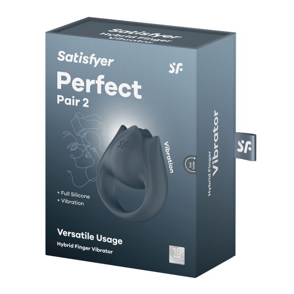 Вибратор на палец и эрекционное кольцо 2в1 Satisfyer Perfect Pair 2