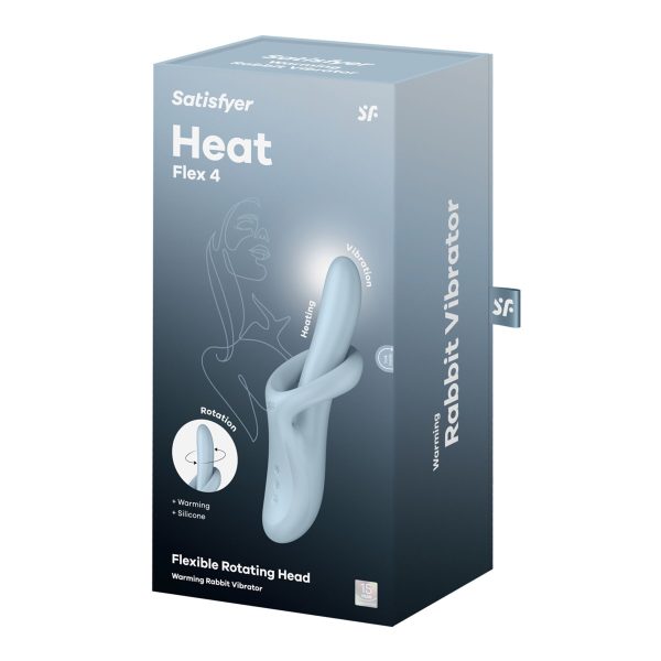 Вібратор з ротацією Satisfyer Heat Flex 4 підігрів до 39°C