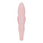 Вибратор-кролик надувной Satisfyer Air Pump Bunny 3, 12 режимов, двойной отросток