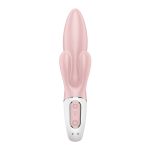 Вибратор-кролик надувной Satisfyer Air Pump Bunny 3, 12 режимов, двойной отросток