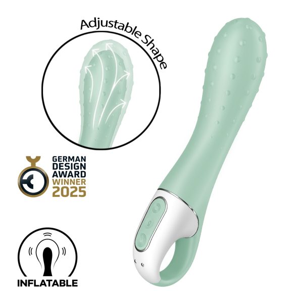 Вибратор точки G Satisfyer Air Pump Vibrator 3, надувается, 12 режимов вибрации