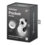 Вакуумный стимулятор с вибрацией Satisfyer Pocket Panda, 12 режимов вибрации, 11 уровней вакуума