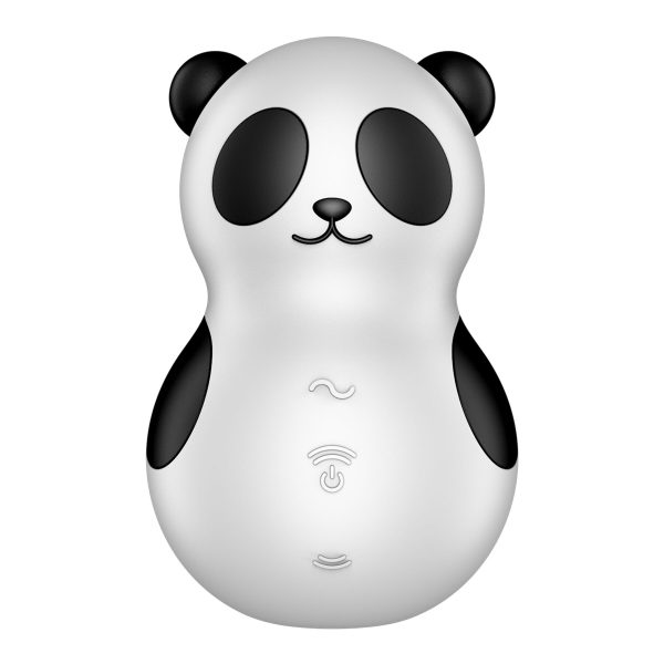 Вакуумный стимулятор с вибрацией Satisfyer Pocket Panda, 12 режимов вибрации, 11 уровней вакуума