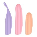 Набір 4-в-1 Satisfyer Playful Four, вібратор та 4 насадки, 12 режимів