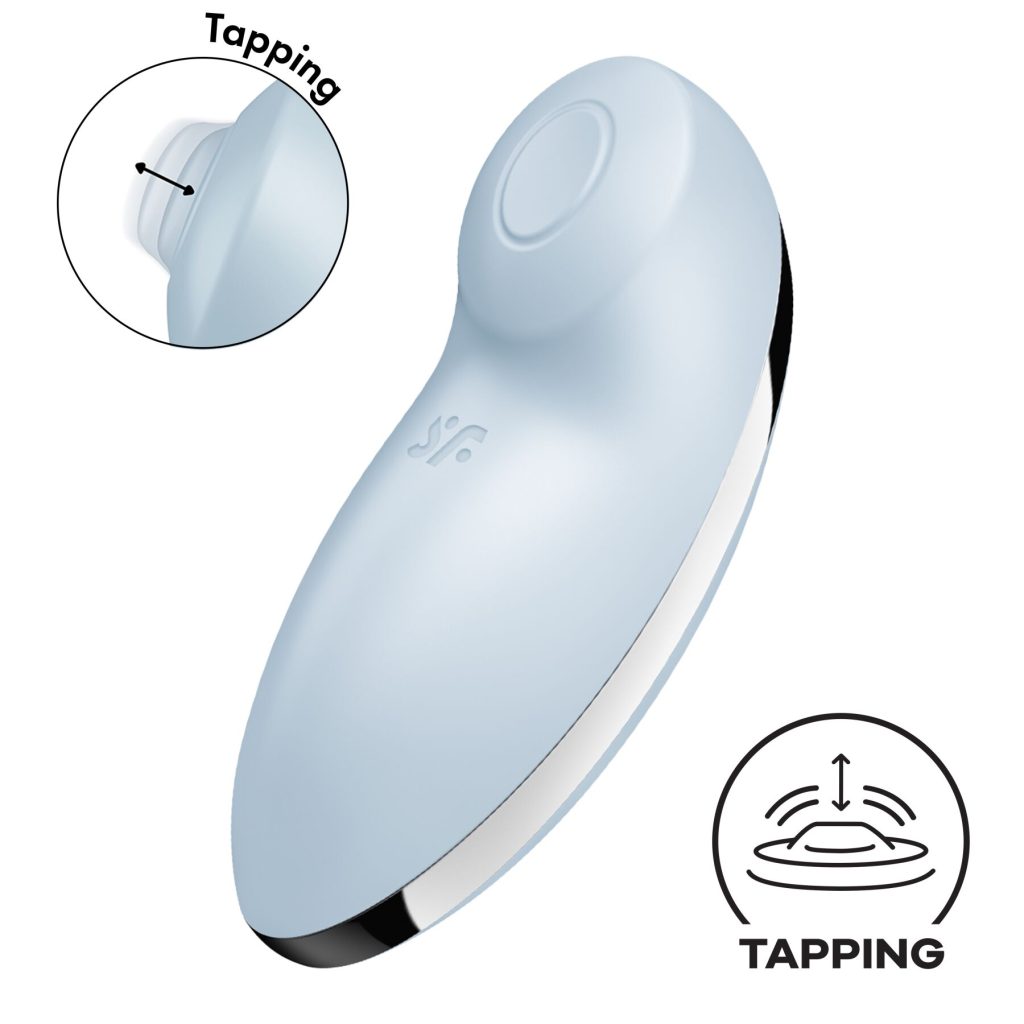 Вибростимулятор-пульсатор Satisfyer Tap & Climax 2 эффект постукивания пальцем