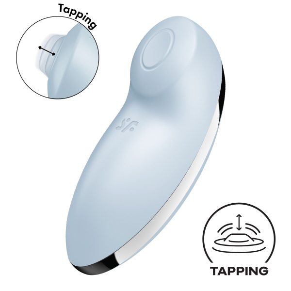 Вібростимулятор-пульсатор Satisfyer Tap & Climax 2 ефект постукування пальцем