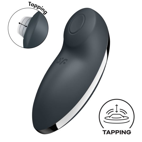 Вібростимулятор-пульсатор Satisfyer Tap & Climax 2 ефект постукування пальцем