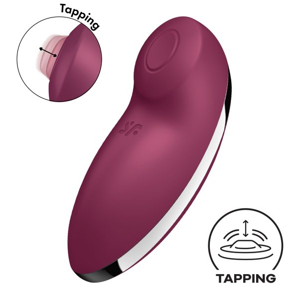 Вібростимулятор-пульсатор Satisfyer Tap & Climax 2 ефект постукування пальцем