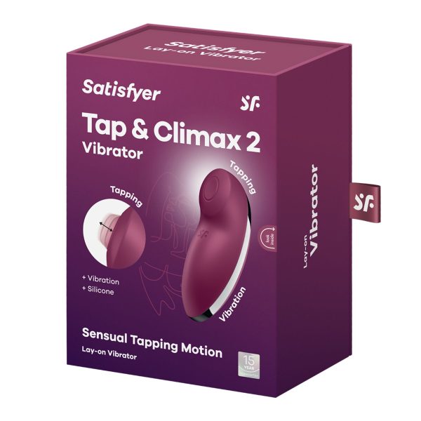 Вібростимулятор-пульсатор Satisfyer Tap & Climax 2 ефект постукування пальцем