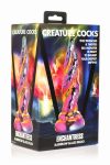 Фэнтезийный стеклянный фаллоимитатор Creature Cocks Enchanting Rainbow Glass Dildo, 16 см