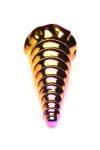 Фэнтезийный стеклянный фаллоимитатор Creature Cocks Twilight Rainbow Glass Dildo, 16 см