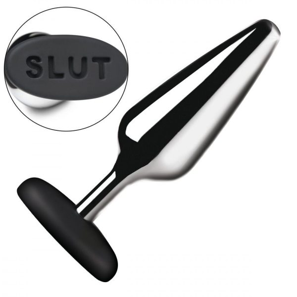Анальная пробка Master Series Butt Slut Metal & Silicone Butt Plug