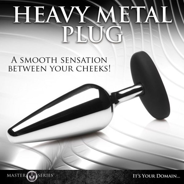 Анальная пробка Master Series Butt Slut Metal & Silicone Butt Plug