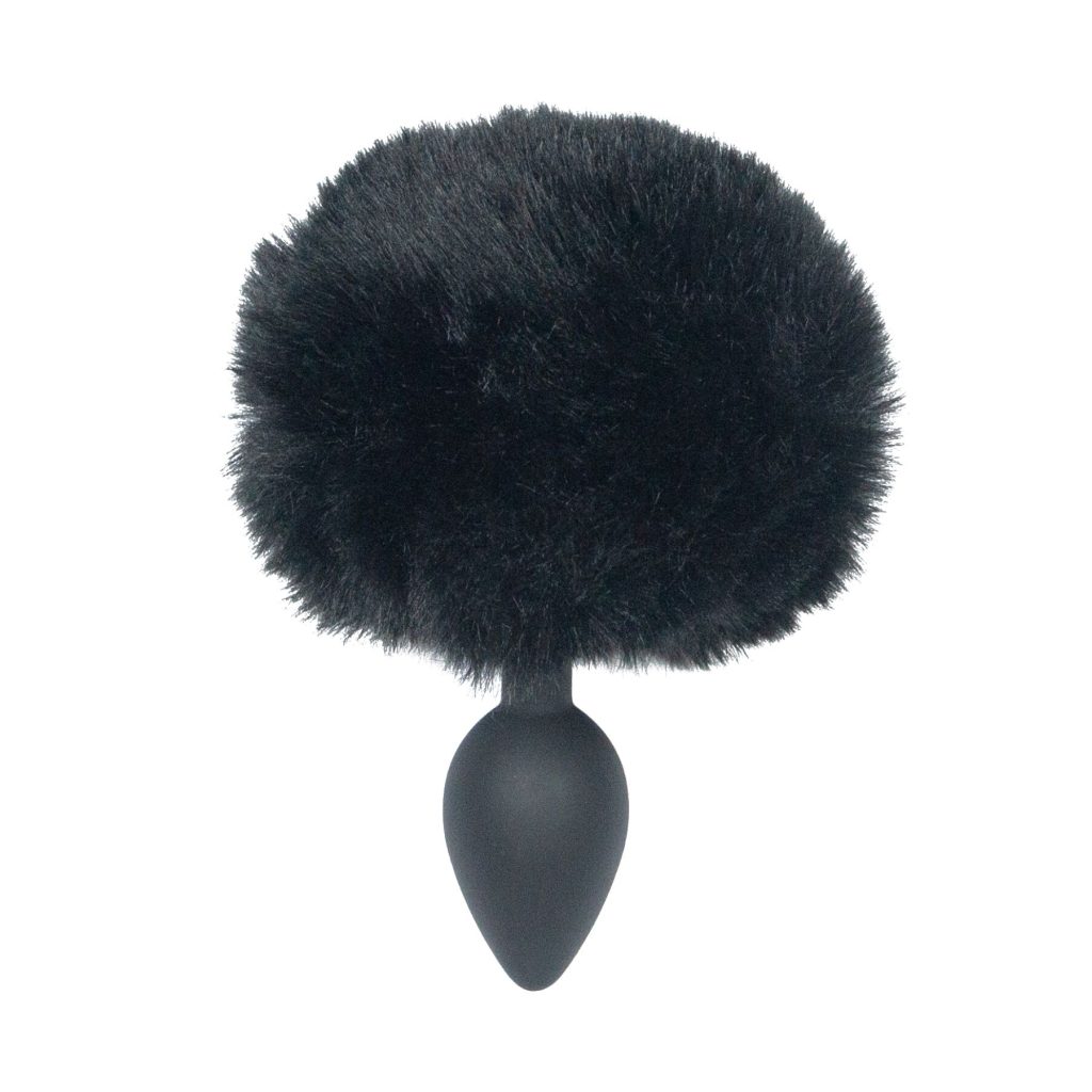 Анальная пробка с хвостом Punishment - Bunny Tail Silicone Anal Plug