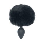 Анальная пробка с хвостом Punishment - Bunny Tail Silicone Anal Plug