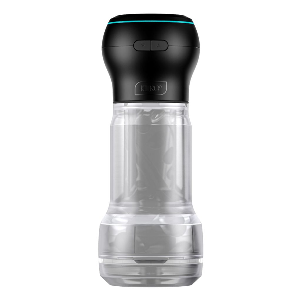 Мастурбатор Kiiroo Feel Pocket Crystal зі всмоктувальною інтерактивною насадкою PowerBlow Combo Set