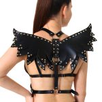 Жіноча портупея Art of Sex - Wings чорна XS- екошкіра