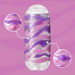 Мастурбатор Tenga ARTE DRAPE, с плотными вставками для стимуляции, волнообразная текстура