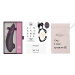 Вакуумный клиторальный стимулятор Womanizer Next Dark 3D Pleasure Air, 14 уровней интенсивности
