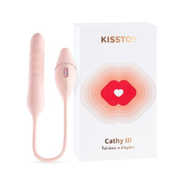 Пульсатор с вакуумным стимулятором KISSTOY Cathy III 5 режимов вакуума, 10 режимов пульсации