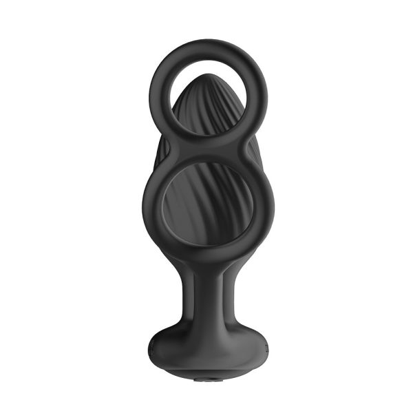 Анальная вибропробка Nexus Tornado Cock and Ball Ring вращение+вибрация, эрекционное кольцо, пульт