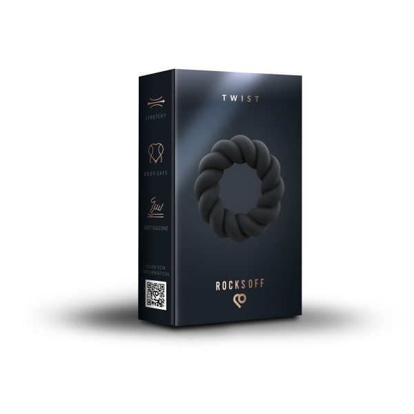 Эрекционное кольцо Rocks Off Twist, диаметр 3 см, плотное