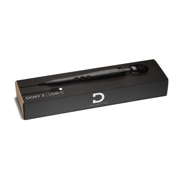 Вибромассажер DOXY3 USB-C Massager MATTE кабель USB-C, регулируемая интенсивность, компактный