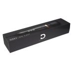 Премиальный вибромассажер DOXY Die Cast матово-черный, с покрытием из 24-каратного золота